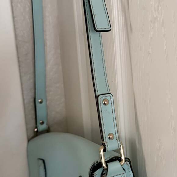 Kate Spade New York Essex Scout Leather Crossbody Bag in Caribbean Blue - Picture 4 of 10
